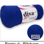 Diva Ribbon 2601 Saks Mavisi ( 4 lü Paket )