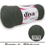 Diva Ribbon 1979 Haki ( 4 lü Paket )