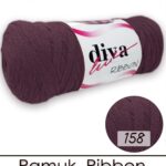 Diva Ribbon 158 Patlıcan ( 4 lü Paket )
