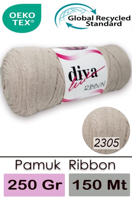 Diva Ribbon 2305 Bej ( 4 lü Paket )