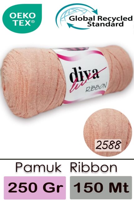 Diva Ribbon 2588 Yavruağzı ( 4 lü Paket )
