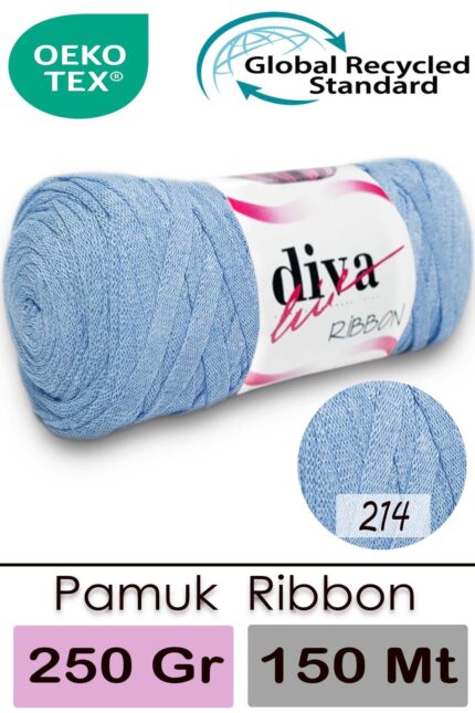 Diva Ribbon 214 Bebe Mavi ( 4 lü Paket )