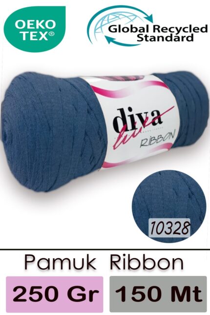 Diva Ribbon 10328 Petrol ( 4 lü Paket )
