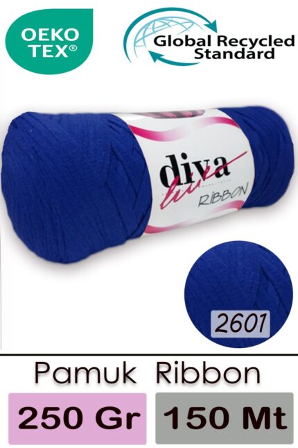 Diva Ribbon 2601 Saks Mavisi ( 4 lü Paket )
