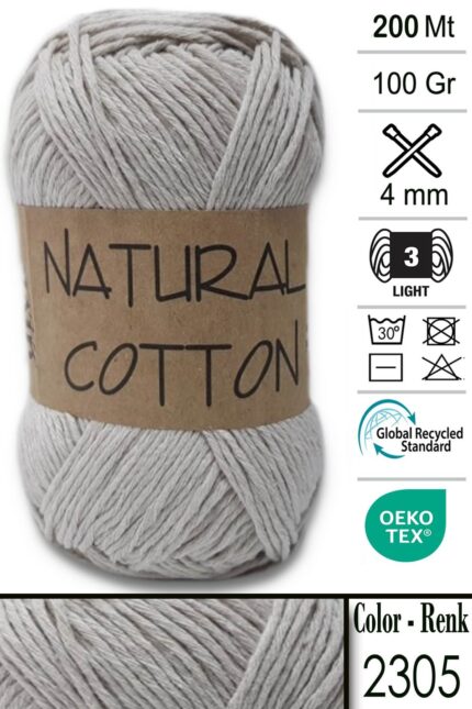 Diva Natural Cotton 2305 Bej (5 li Paket)