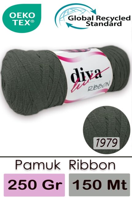 Diva Ribbon 1979 Haki ( 4 lü Paket )