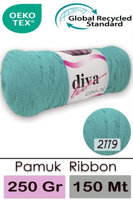 Diva Ribbon 2119 Mint ( 4 lü Paket )