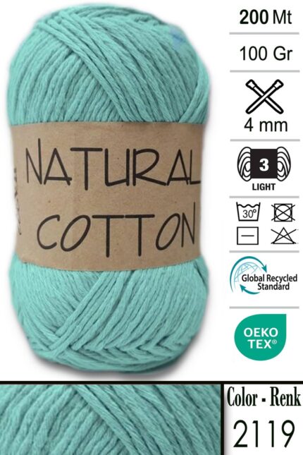 Diva Natural Cotton 2119 Mint (5 li Paket)