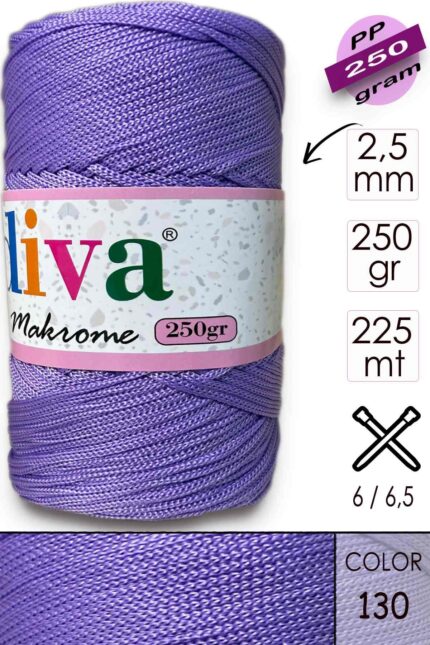 Polip Makrome 250 GR 130 Lila ( 4 lü Paket )