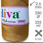 Polip Makrome 250 GR 49 Hardal ( 4 lü Paket )