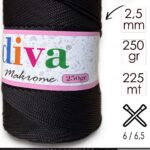 Polip Makrome 250 GR 270 Siyah ( 4 lü Paket )