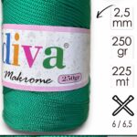 Polip Makrome 250 GR 175 Zümrüt Yeşil ( 4 lü Paket )