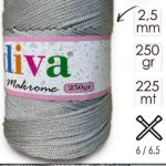 Polip Makrome 250 GR 60 Açık Gri ( 4 lü Paket )