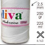 Polip Makrome 250 GR 01 Beyaz ( 4 lü Paket )