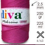 Polip Makrome 250 GR 82 Fuşya ( 4 lü Paket )