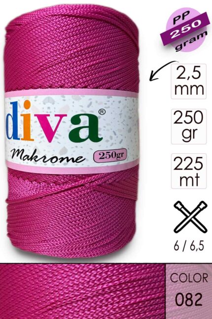 Polip Makrome 250 GR 82 Fuşya ( 4 lü Paket )