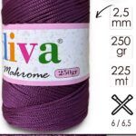 Polip Makrome 250 GR 160 Mürdüm ( 4 lü Paket )