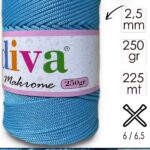 Polip Makrome 250 GR 230 Mavi ( 4 lü Paket )