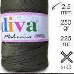 Polip Makrome 250 GR 193 Haki ( 4 lü Paket )