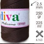 Polip Makrome 250 GR 210 Koyu Kahve ( 4 lü Paket )