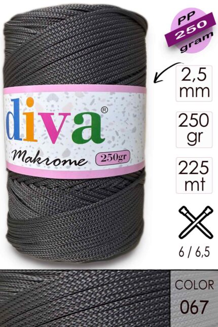 Polip Makrome 250 GR 67 Füme ( 4 lü Paket )