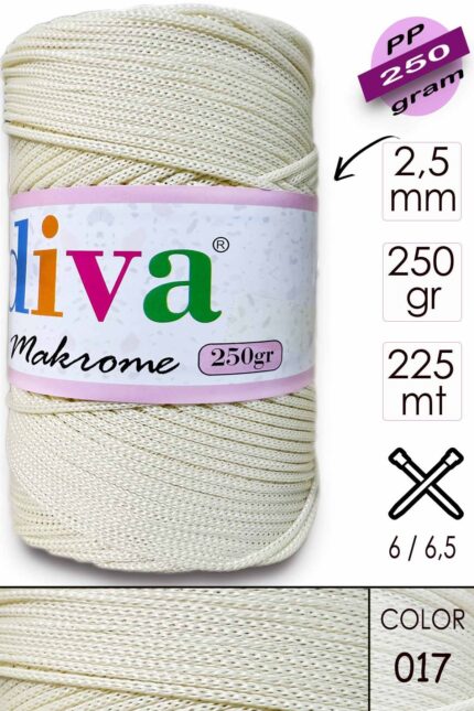 Polip Makrome 250 GR 17 Krem ( 4 lü Paket )