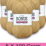 Bonus 5 x 100 Gr Klasik Lüx Akrilik İplik 803