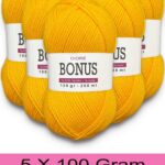 Bonus 5 x 100 Gr Klasik Lüx Akrilik İplik 814