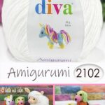 Divagurumi 2102 Optik Beyaz ( 10 lu Paket )