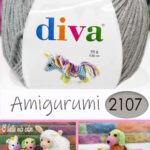 Divagurumi 2107 Açık Gri ( 10 lu Paket )