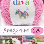 Divagurumi 229 Pembe ( 10 lu Paket )