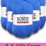 Bonus 5 x 100 Gr Klasik Lüx Akrilik İplik 818
