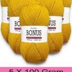 Bonus 5 x 100 Gr Klasik Lüx Akrilik İplik 813