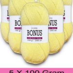 Bonus 5 x 100 Gr Klasik Lüx Akrilik İplik 815