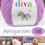 Divagurumi 188 Mor ( 10 lu Paket )