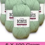 Bonus 5 x 100 Gr Klasik Lüx Akrilik İplik 821
