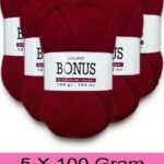 Bonus 5 x 100 Gr Klasik Lüx Akrilik İplik 806