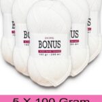 Bonus 5 x 100 Gr Klasik Lüx Akrilik İplik 801