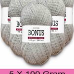 Bonus 5 x 100 Gr Klasik Lüx Akrilik İplik 809