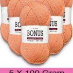 Bonus 5 x 100 Gr Klasik Lüx Akrilik İplik 811