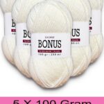 Bonus 5 x 100 Gr Klasik Lüx Akrilik İplik 802