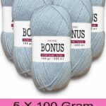 Bonus 5 x 100 Gr Klasik Lüx Akrilik İplik 820