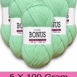 Bonus 5 x 100 Gr Klasik Lüx Akrilik İplik 810