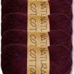 Diva Natural Cotton 158 Patlıcan (5 li Paket)