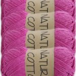Diva Natural Cotton 2244 Koyu Pembe (5 li Paket)