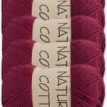 Diva Natural Cotton 999 Bordo (5 li Paket)