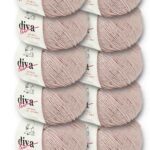 Diva Natural Cotton Baby 1003 Soft Pudra (10 lu Paket)