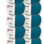 Diva Natural Cotton Baby 10328 Petrol (10 lu Paket)