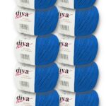 Diva Natural Cotton Baby 1256 Mavi (10 lu Paket)