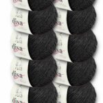 Diva Natural Cotton Baby 2108 Antrasit (10 lu Paket)